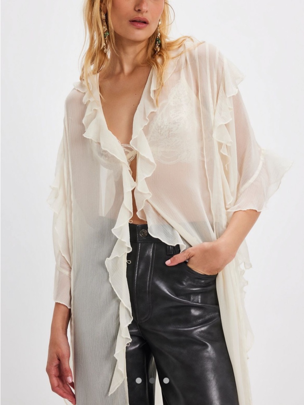 Free People Winter Valley Kimono